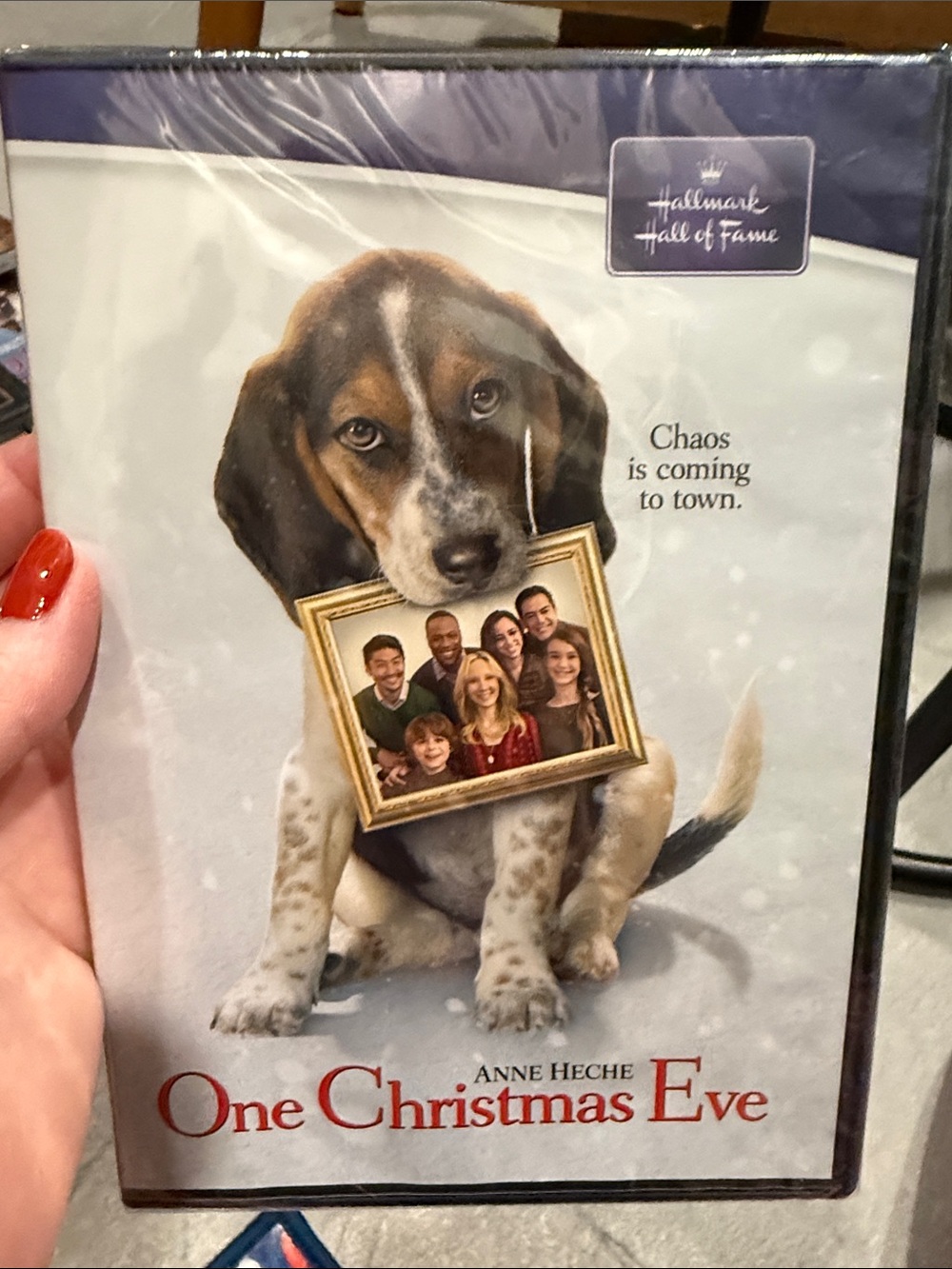 Hallmark One Christmas Eve DVD - White and Brown Puppy Cover